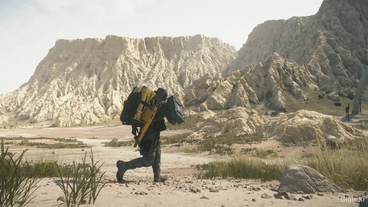 데스 스트랜딩 2 사막을 달리는 샘