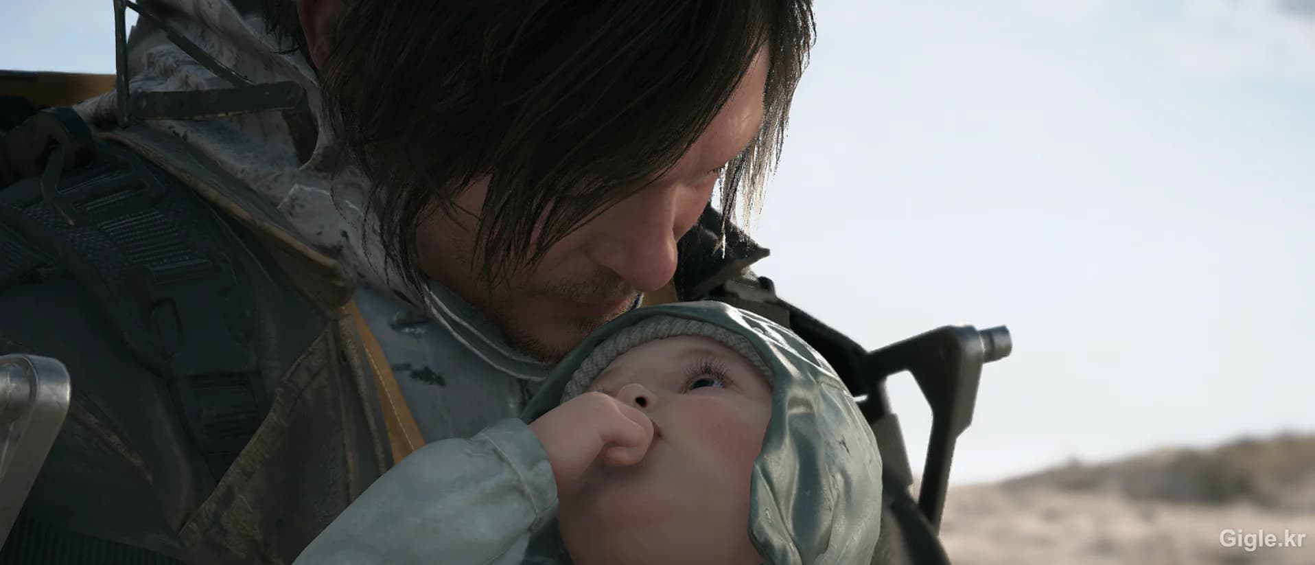 데스 스트랜딩 2 샘과 BB의 클로즈업