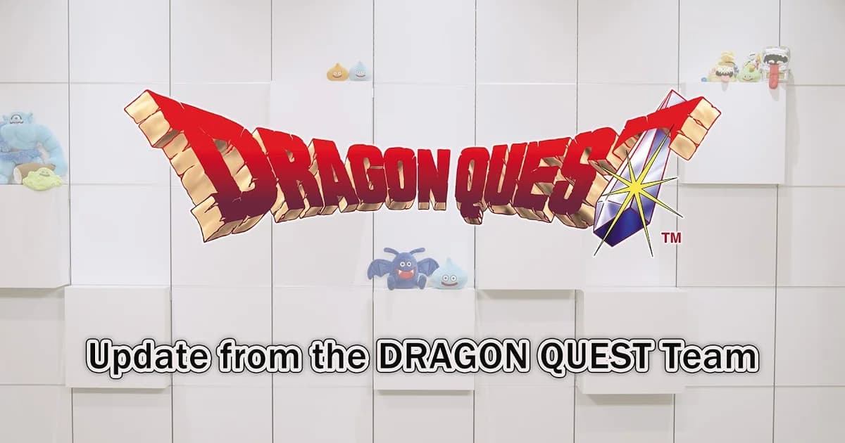 스퀘어 에닉스 드래곤 퀘스트 40주년 'Update from the Dragon Quest Team' 방송 공식 안내 비주얼