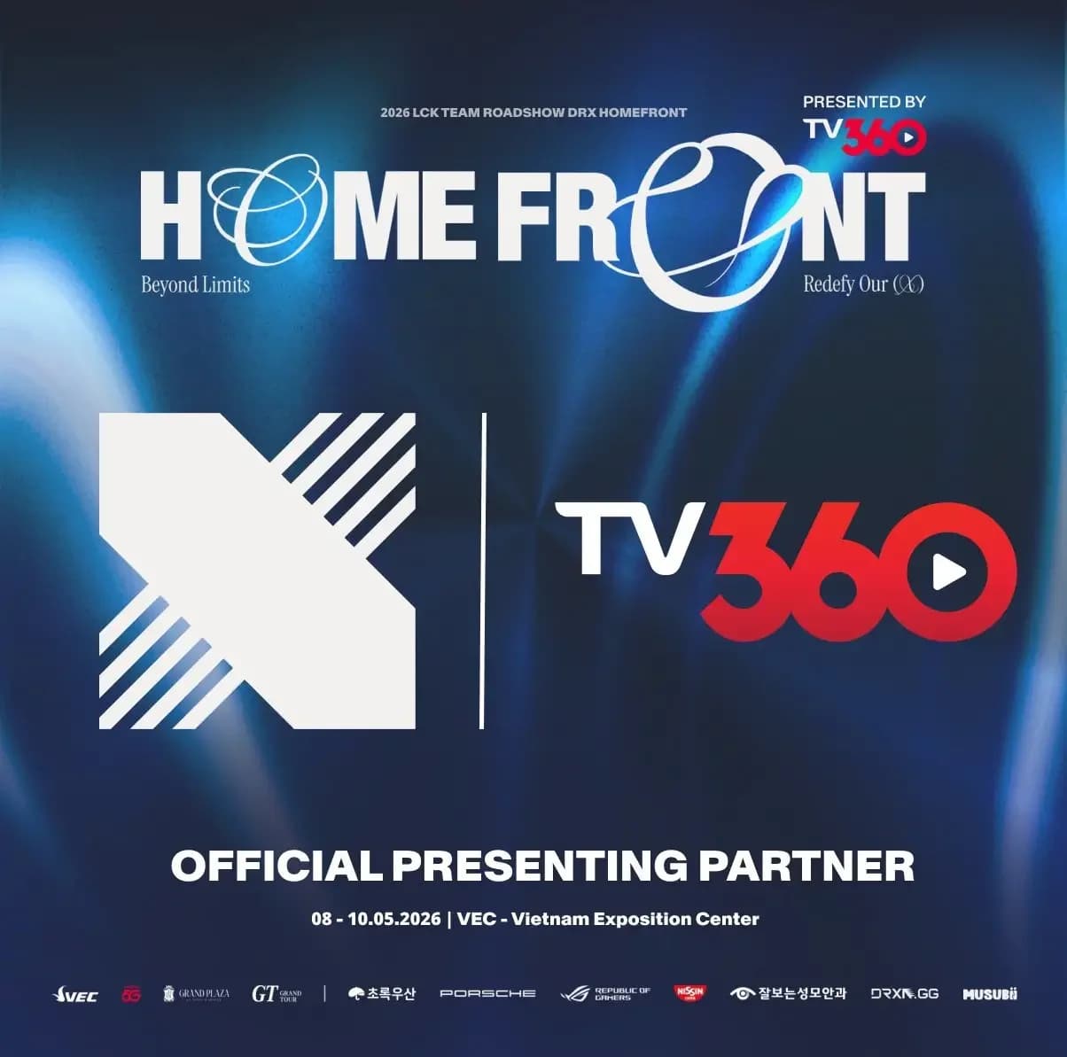 DRX 홈프론트 2026 LCK 해외 로드쇼 공식 포스터