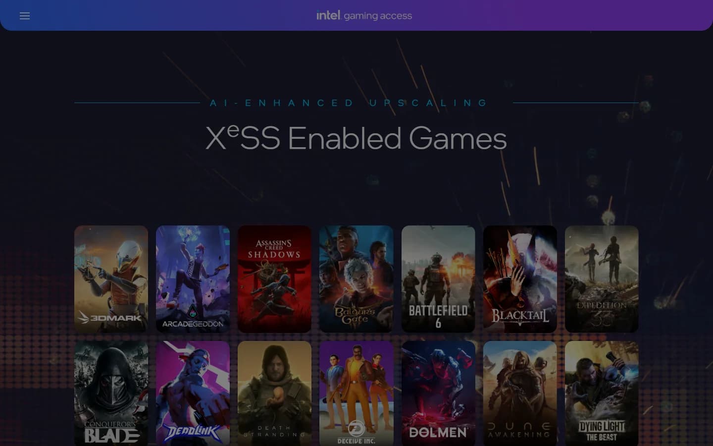 프레임 생성 기술별 지원 게임 비교 표