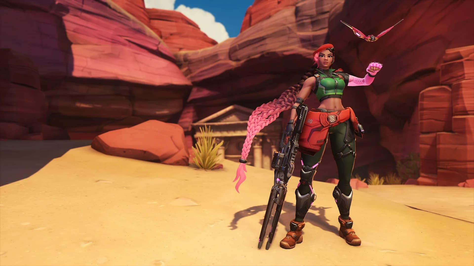 오버워치 시즌 2 서밋 신규 DPS 시에라 공식 키비주얼