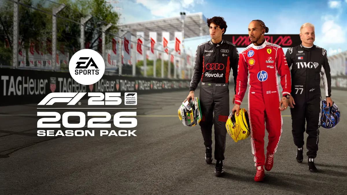 F1 25 2026 시즌 팩 공식 키 아트