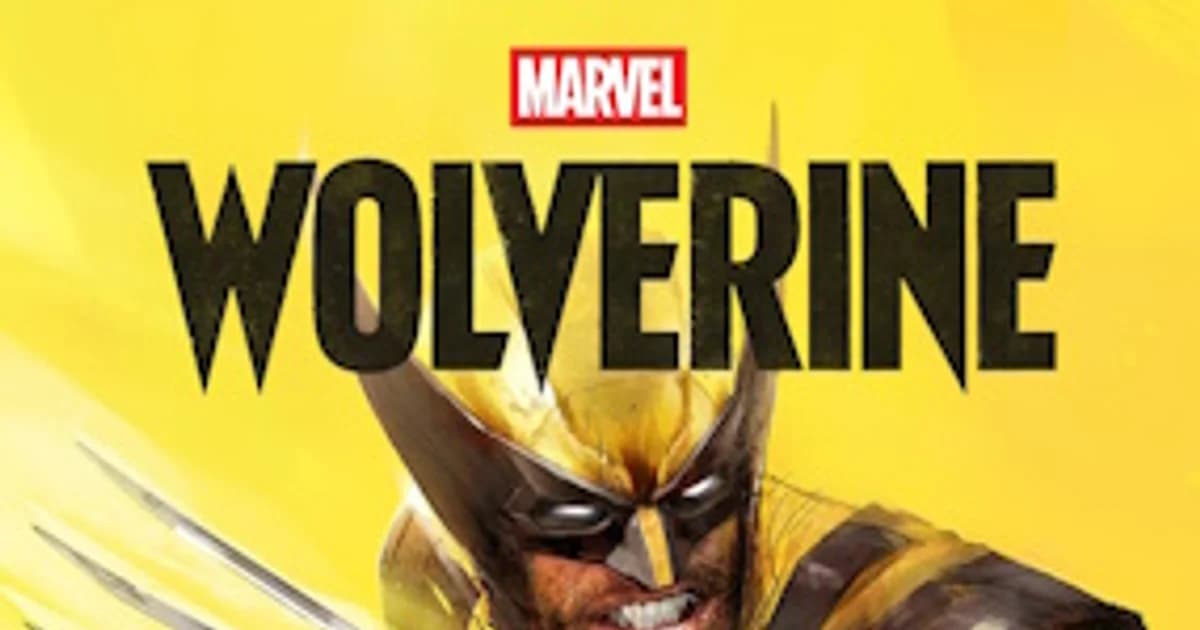 Marvel's Wolverine 공식 커버 아트, 노란 코스튬 로건이 클로를 내민 정면 컷