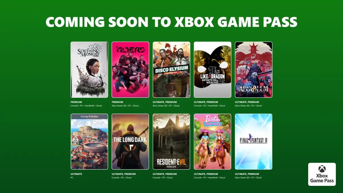 Xbox Game Pass 구독 서비스 로고