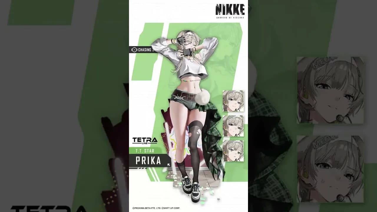 NIKKE 신SSR 프리카 공식 다이내믹 프로필