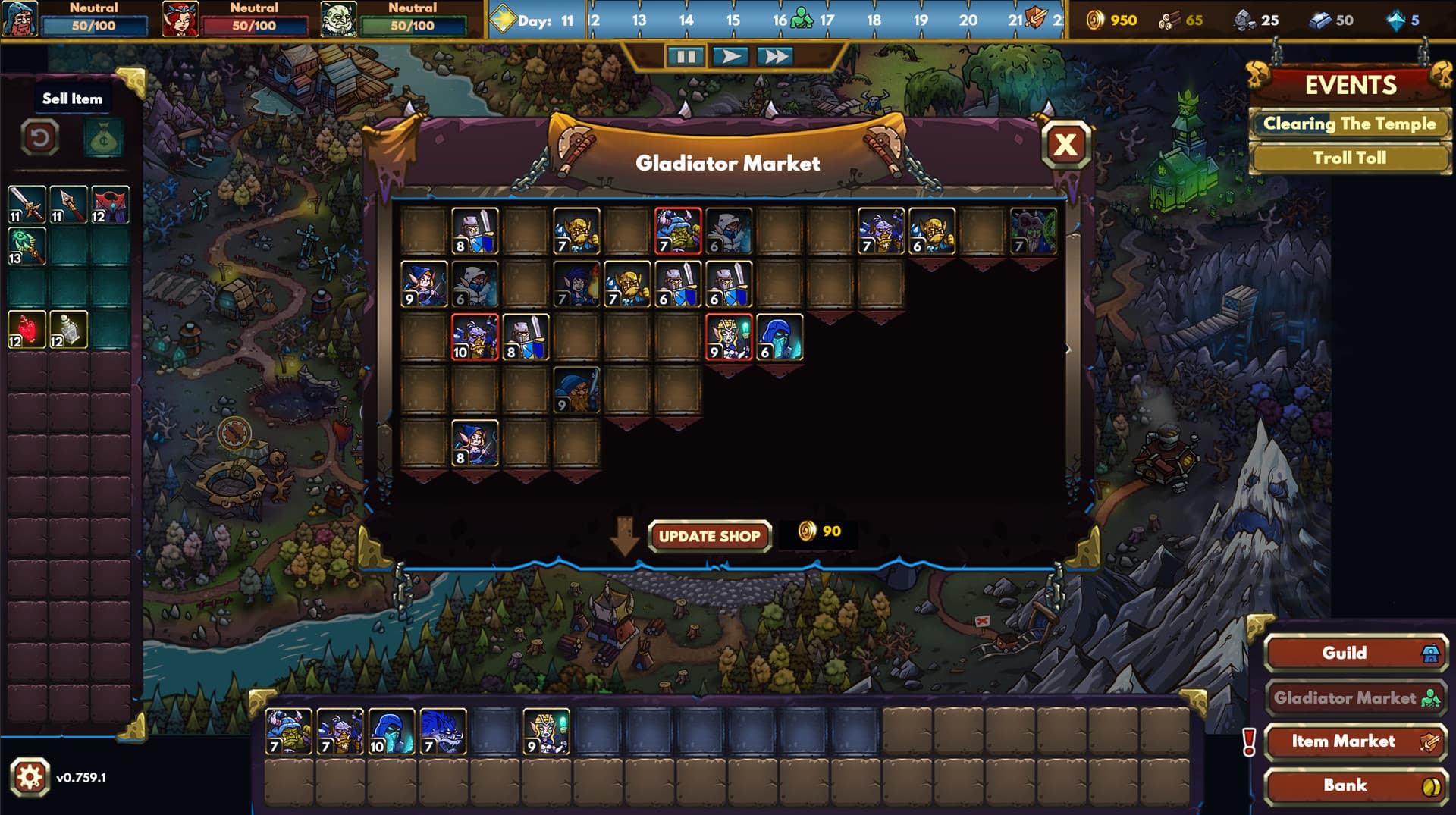 Gladiator Guild Manager 스크린샷 10