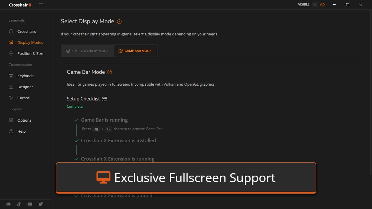 Crosshair X 스크린샷 6