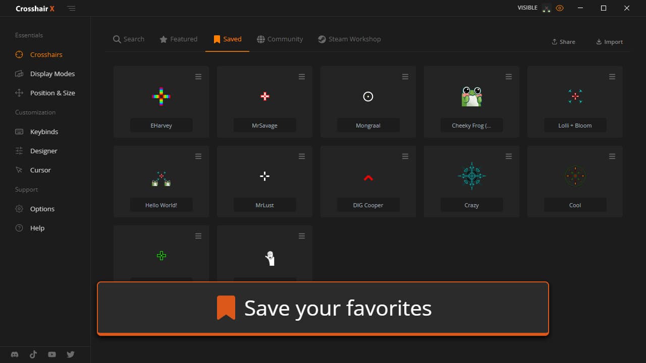Crosshair X 스크린샷 7