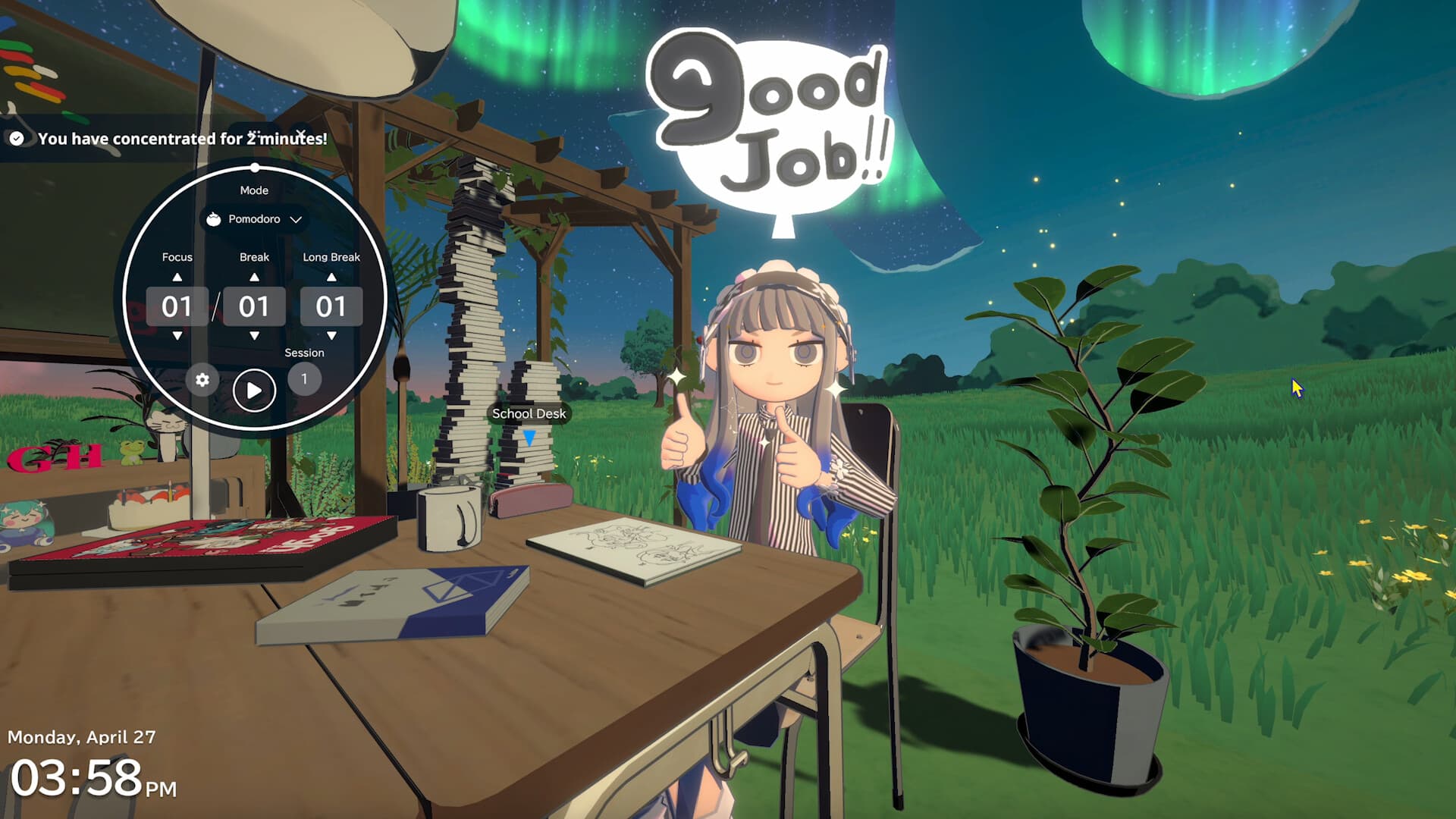 gogh: Focus with Your Avatar 스크린샷 2