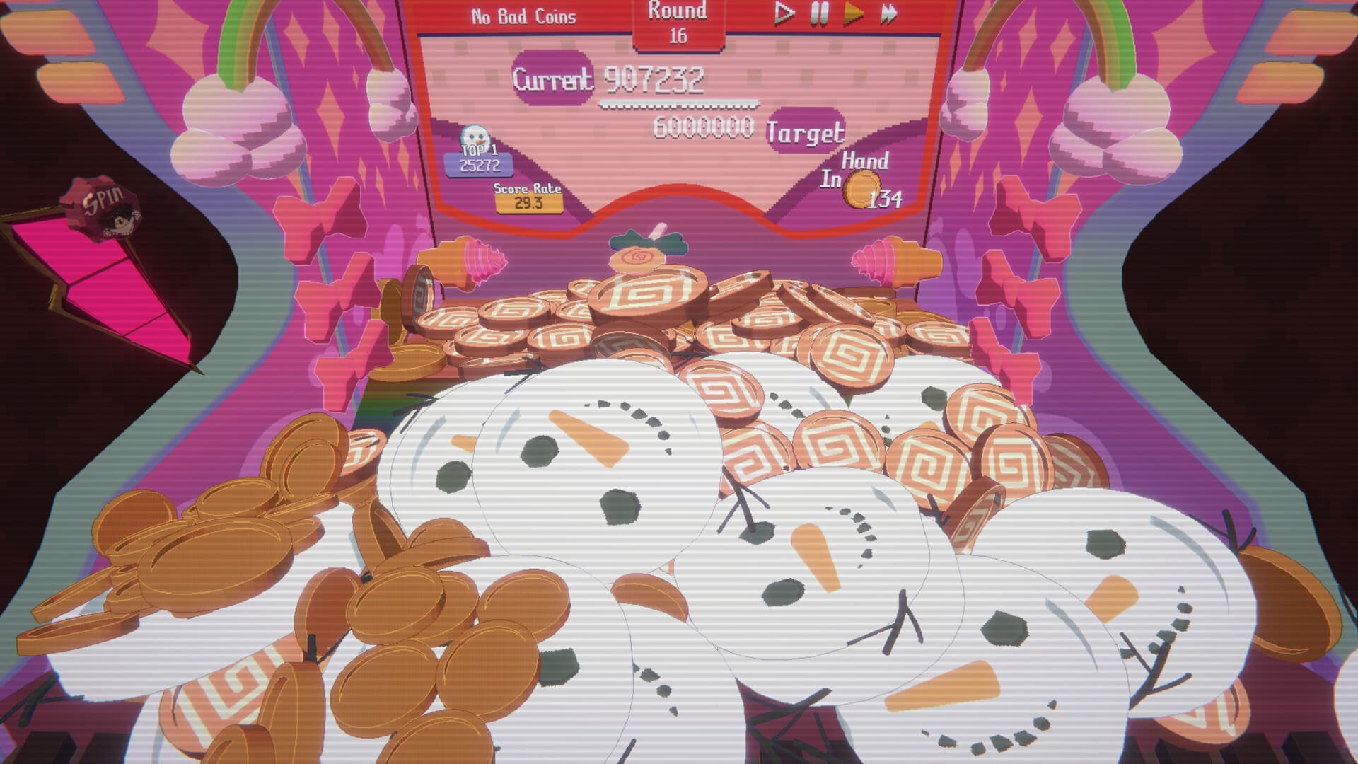 RACCOIN: Coin Pusher Roguelike 스크린샷 2