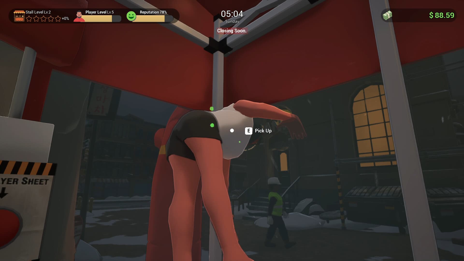 포장마차 : 한국 길거리 음식 경영시뮬레이터 스크린샷 9