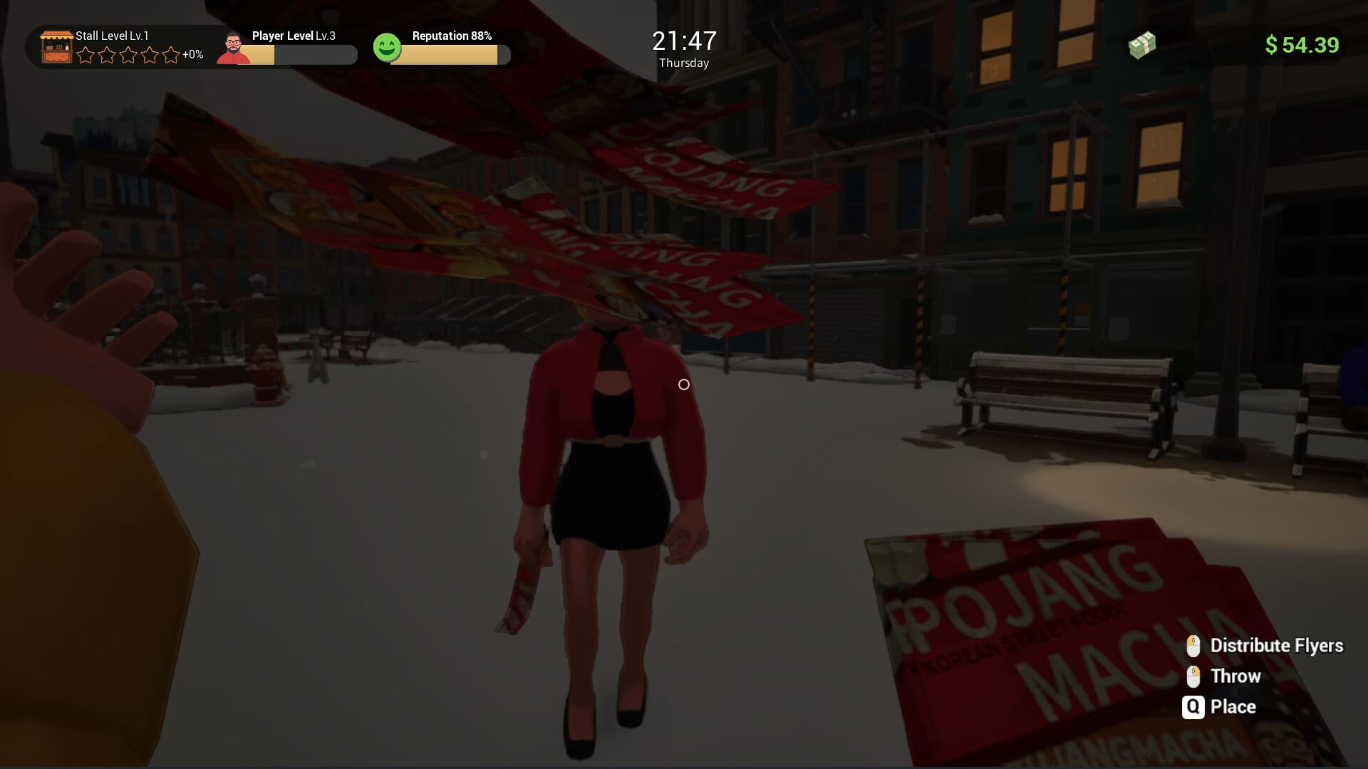 포장마차 : 한국 길거리 음식 경영시뮬레이터 스크린샷 10