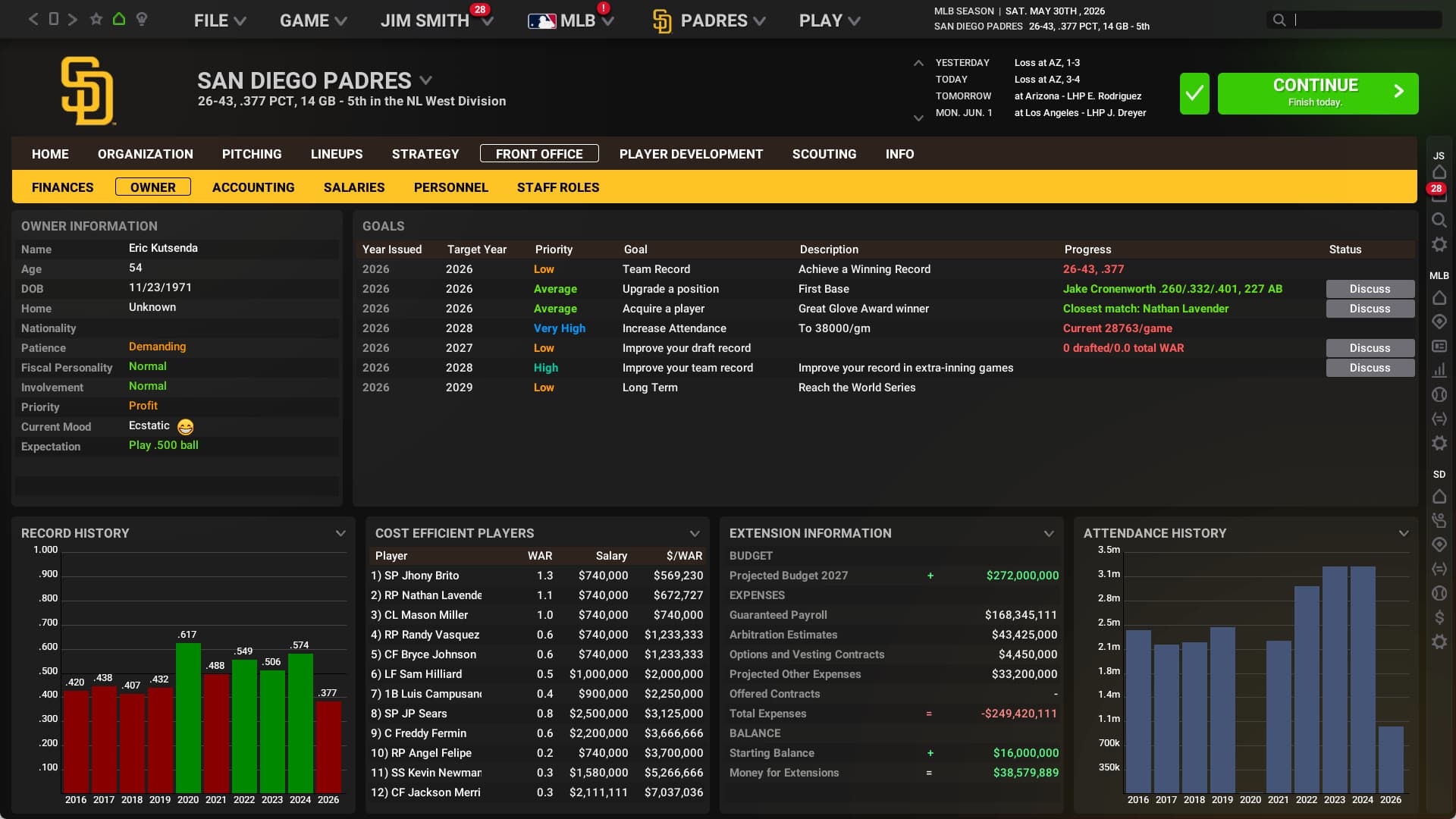 Out of the Park Baseball 27 스크린샷 9