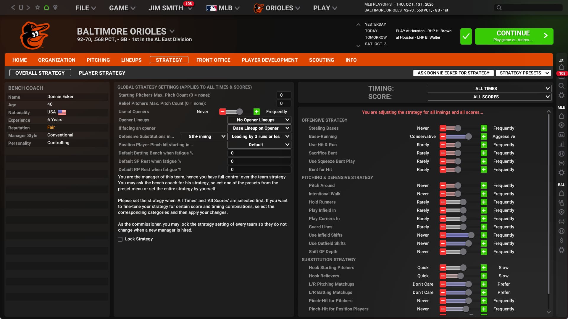 Out of the Park Baseball 27 스크린샷 11