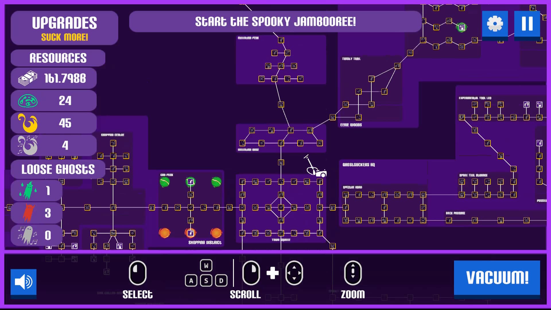 A game about sucking (up ghosts with a Vacuum) 스크린샷 4