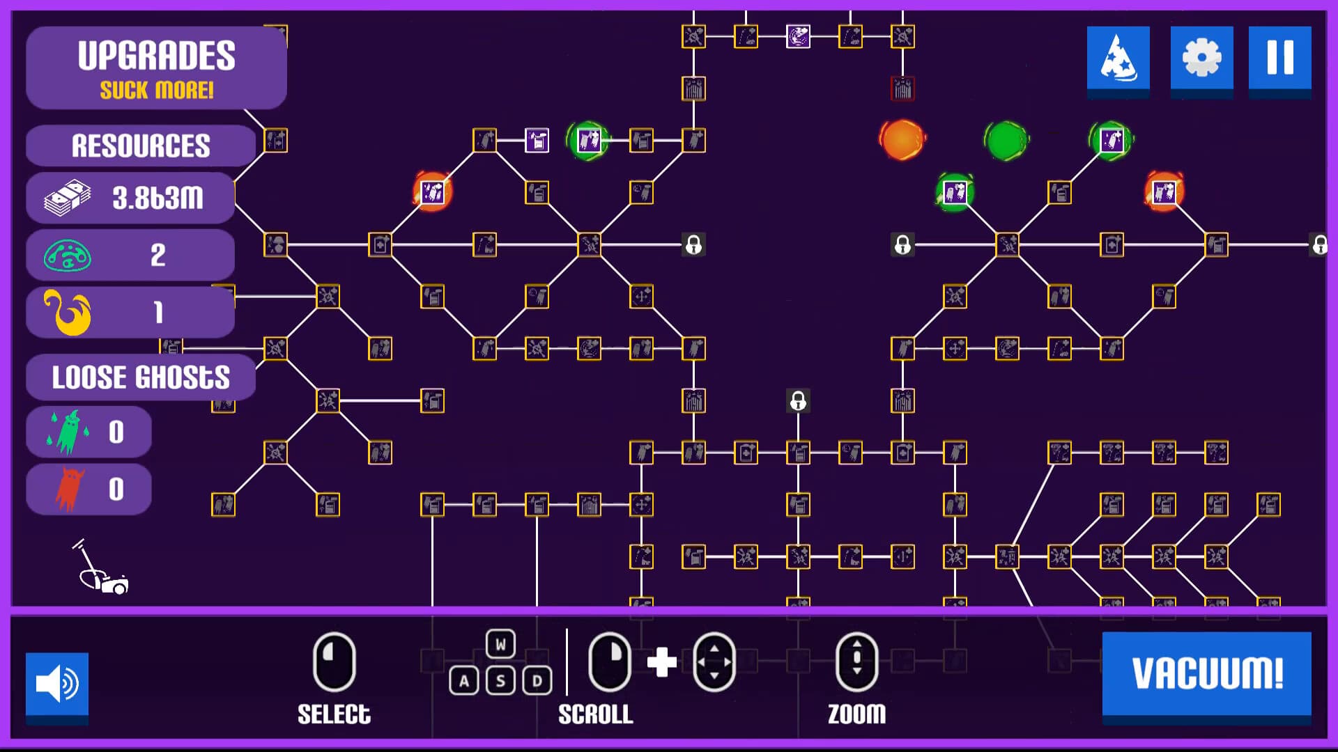 A game about sucking (up ghosts with a Vacuum) 스크린샷 4