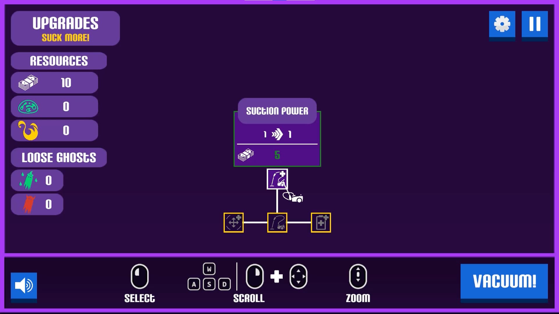 A game about sucking (up ghosts with a Vacuum) 스크린샷 2