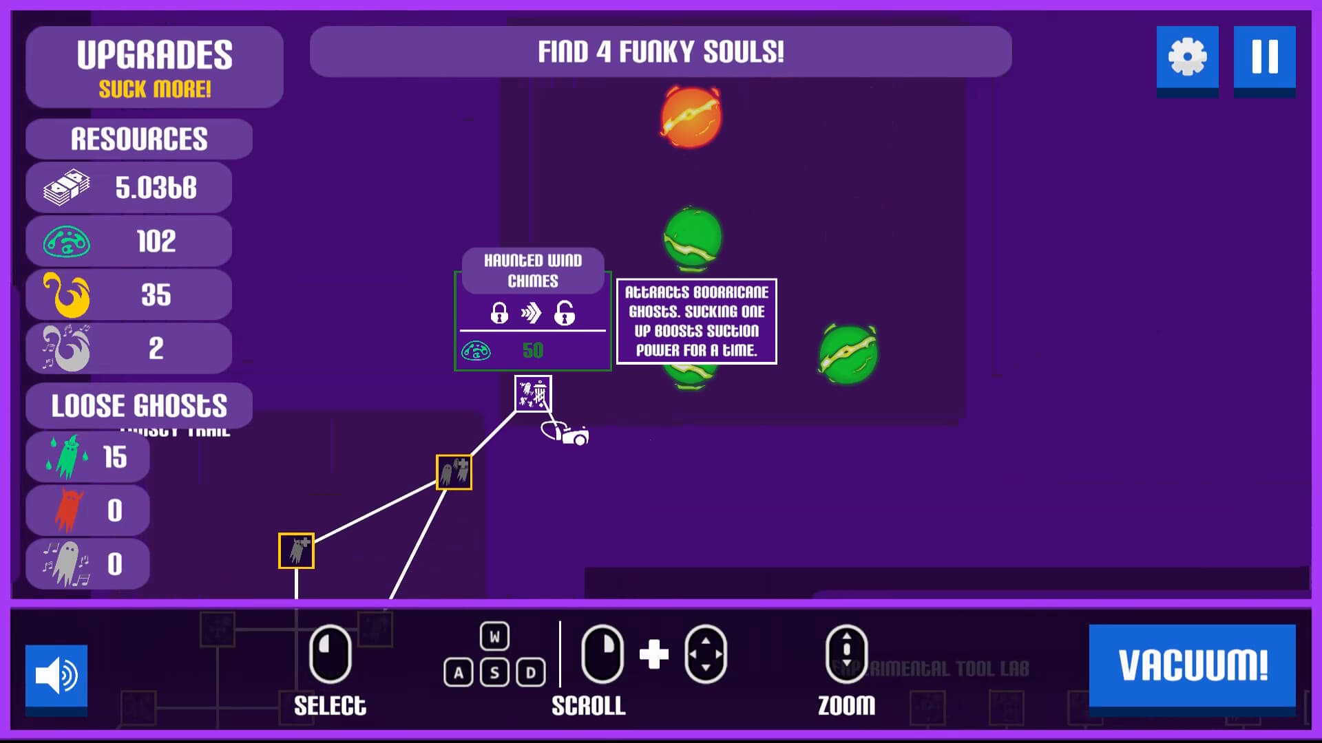 A game about sucking (up ghosts with a Vacuum) 스크린샷 7