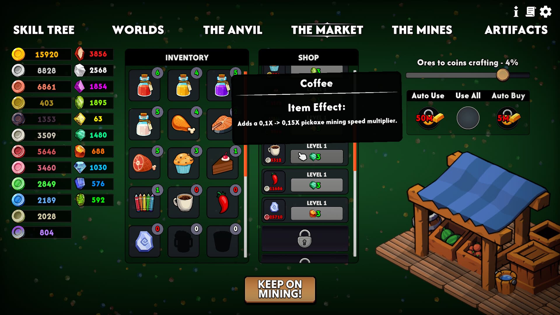 Keep on Mining! - Worlds 스크린샷 7