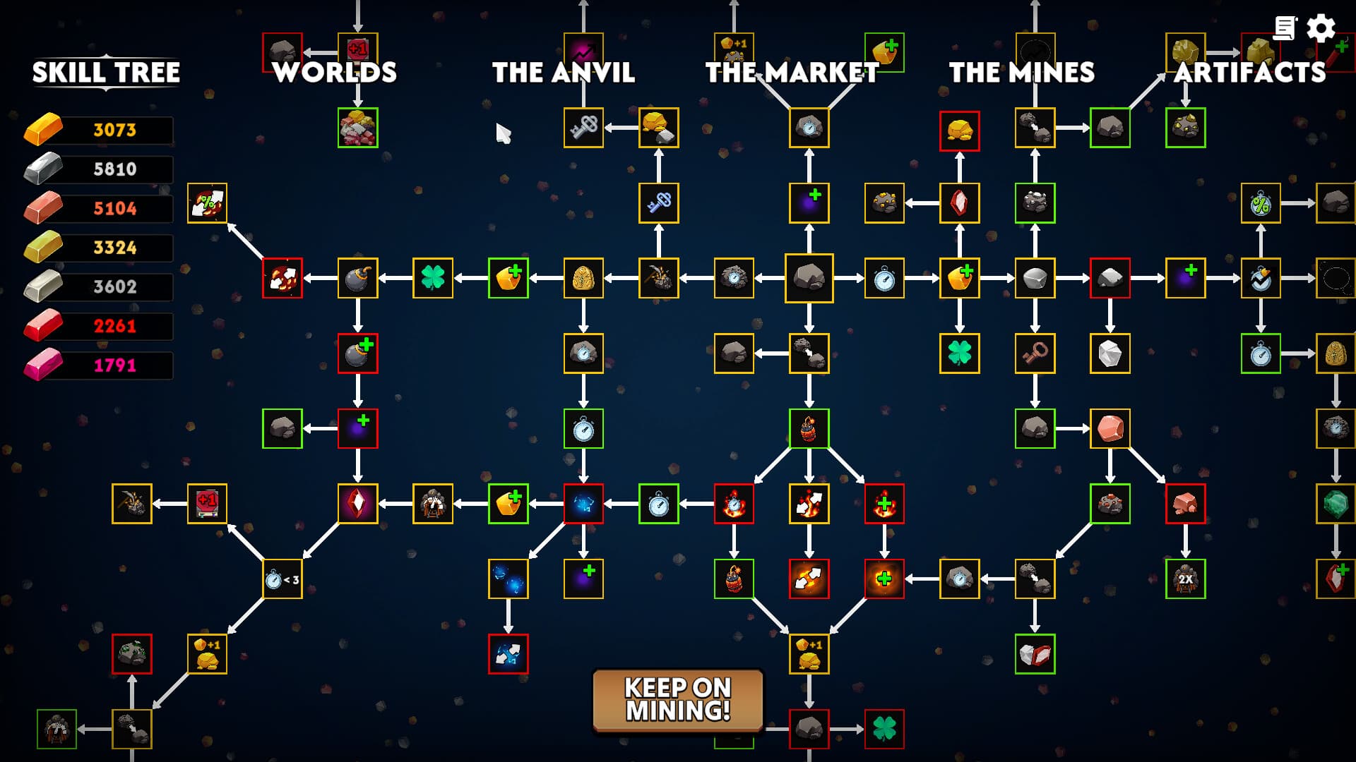 Keep on Mining! - Worlds 스크린샷 2