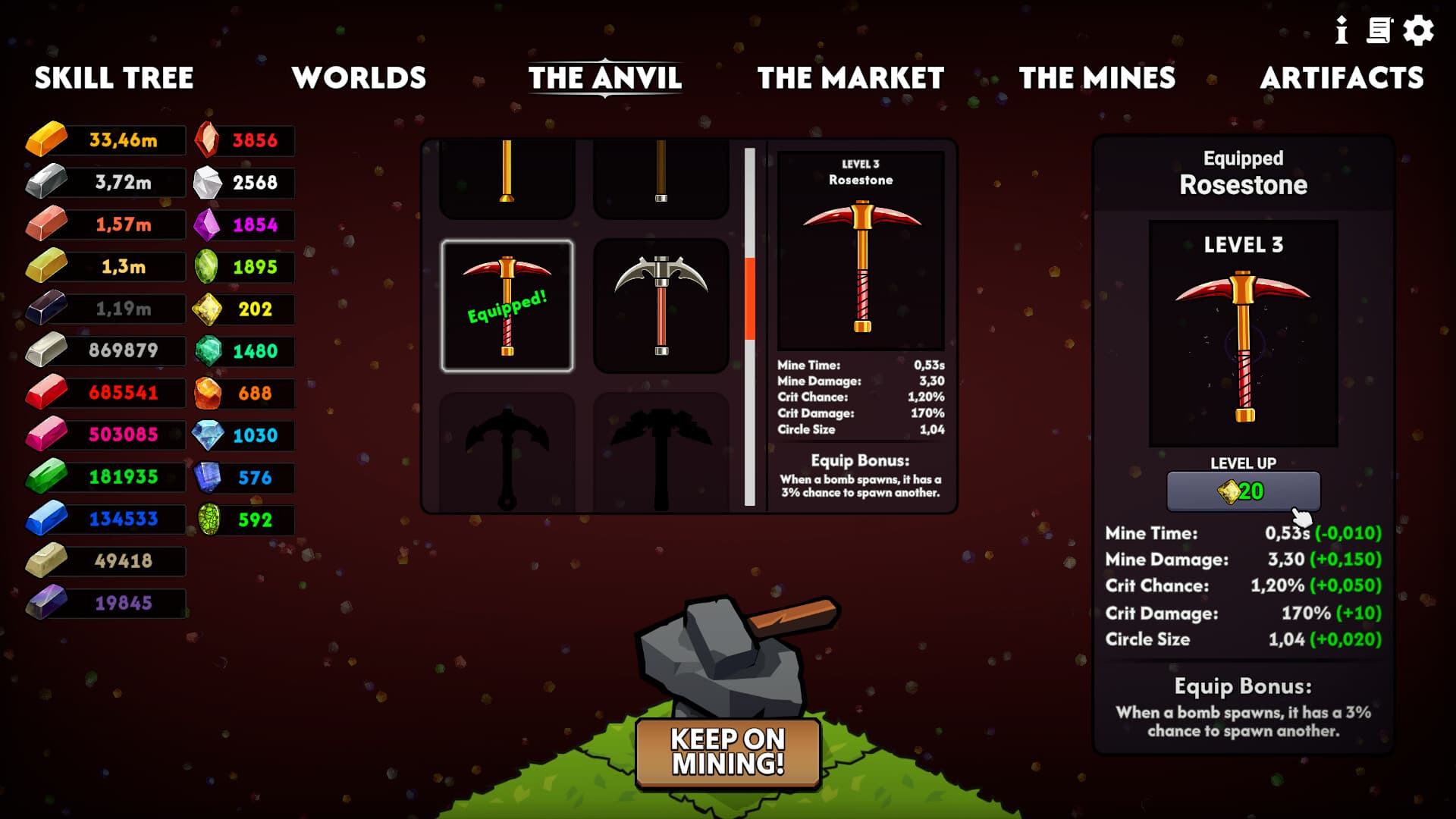 Keep on Mining! - Worlds 스크린샷 6