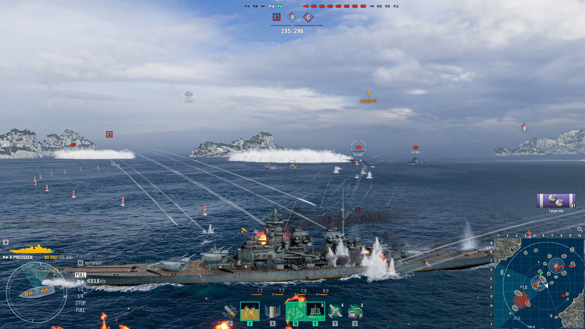World of Warships 스크린샷 3