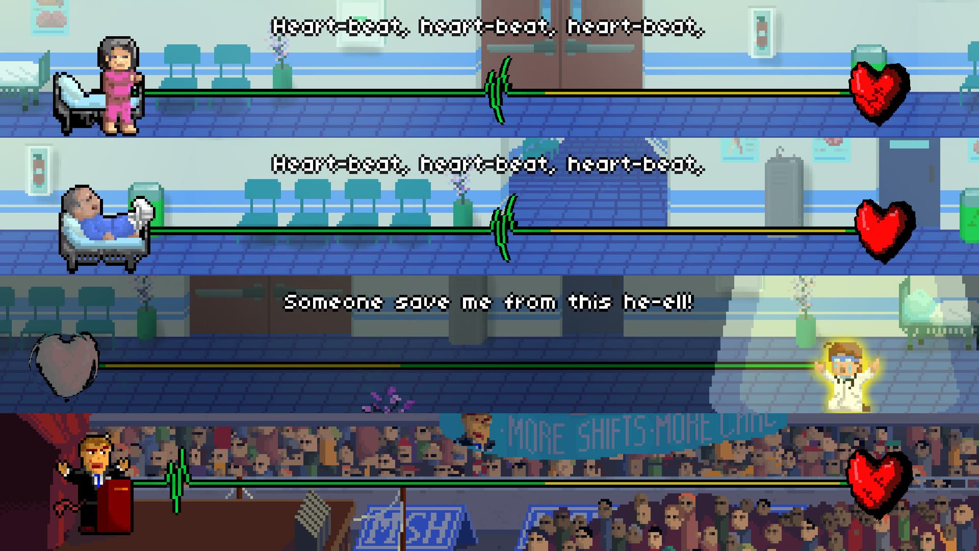 리듬 닥터 (Rhythm Doctor) 스크린샷 6